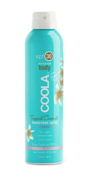 BODY SPF 30 TROPICAL COCONUT SUNSCREEN SPRAY